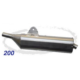 Silencieux WES Fantic 200 alu
