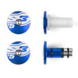 Embout de guidon S3 END bleu