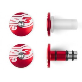 Embout de guidon S3 END rouge