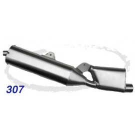 Silencieux WES Fantic 305/307 alu