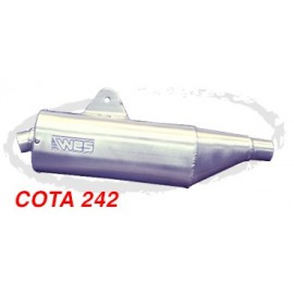 Silencieux WES Montesa Cota 242 alu