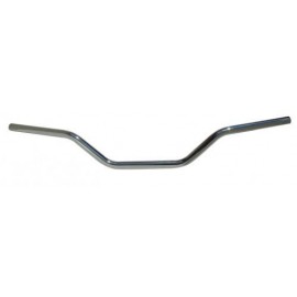 Guidon trial acier chromé