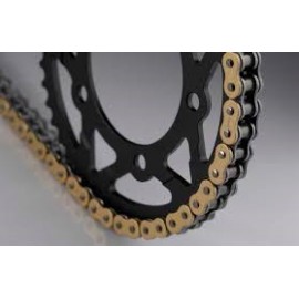 Kit chaine alu 12x53 YAMAHA TY 250 bi-amortisseur