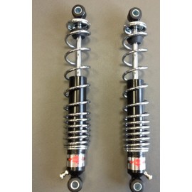 Amortisseurs BETOR 400 Gaz corps noir / ressort bleu/rouge/noir/chromé/jaune