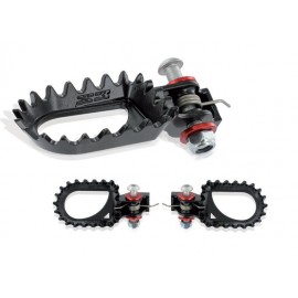 Repose-pieds Arrière Moto Yamaha YBR125 - Ensemble Caoutchouc/métal - Remplacement Ou Amélioration - Compatible YBR 125