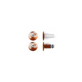 Embout de guidon S3 END orange
