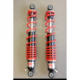 Amortisseurs BETOR 340 Gaz corps noir / ressort bleu/rouge/noir/chromé/jaune
