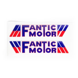 Fantic 200 autocollants cache ALU
