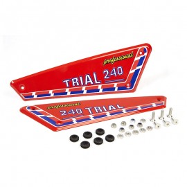 Jeu de caches latéraux FANTIC 240 en aluminium