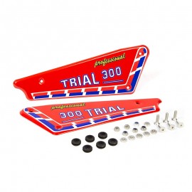 Jeu de caches latéraux FANTIC 300 en aluminium