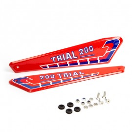 Jeu de caches latéraux FANTIC 200 en aluminium