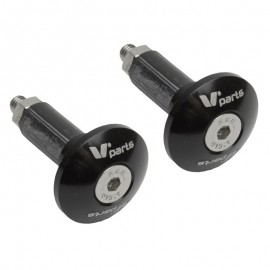 Embout de guidon Vparts noir